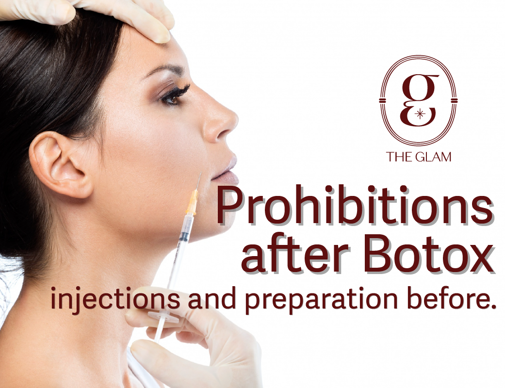 Prohibitions after Botox injections and preparation before.